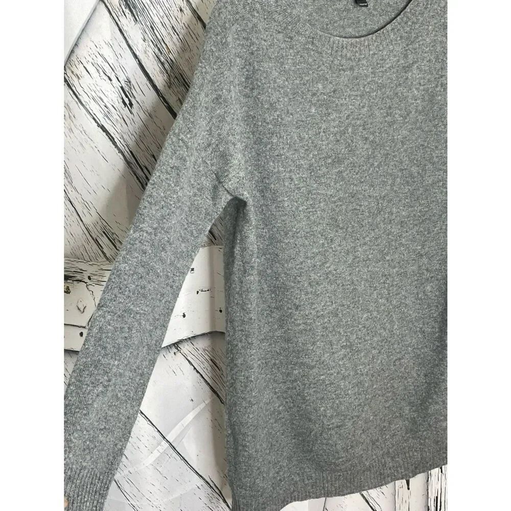 Eileen Fisher Cashmere Crewneck Sweater/Tunic  GrayXXS fits XS, S - Picture 4 of 6